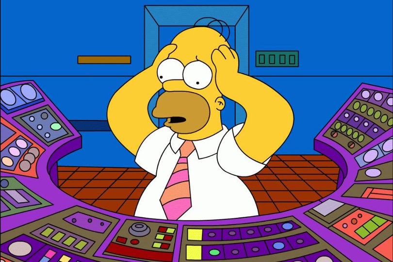 Homer Simpson D'oh moment in project management fail