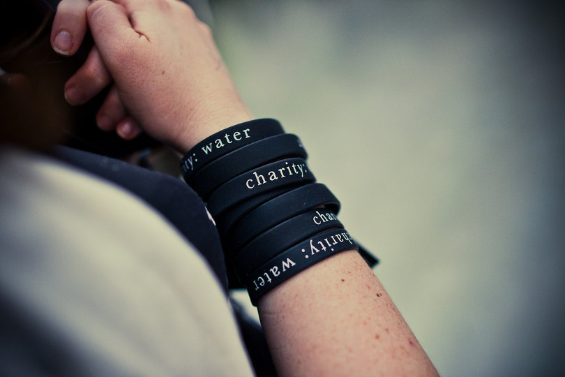Charity:Water wristbands