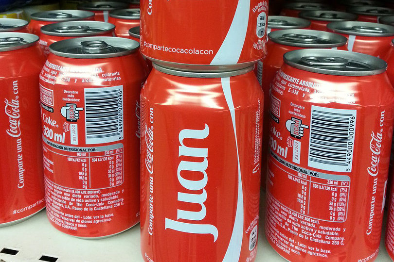 Coca-Cola personalized can with your name