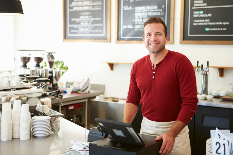Coffee shop using online Point of Sale (POS)