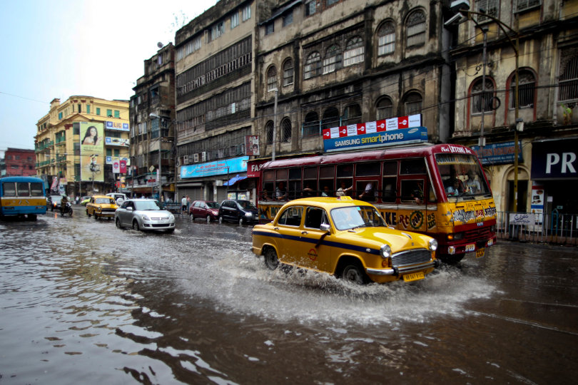 Flood in Kolkata, India