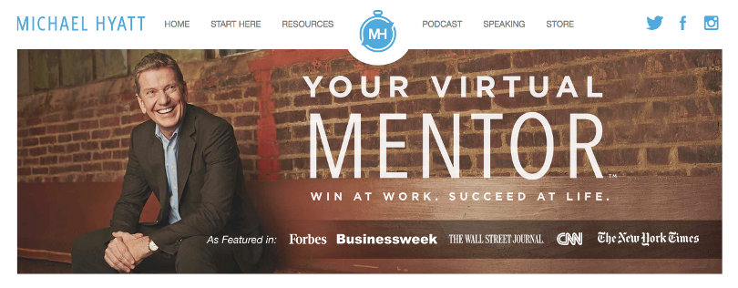 MichaelHyatt.com screenshot