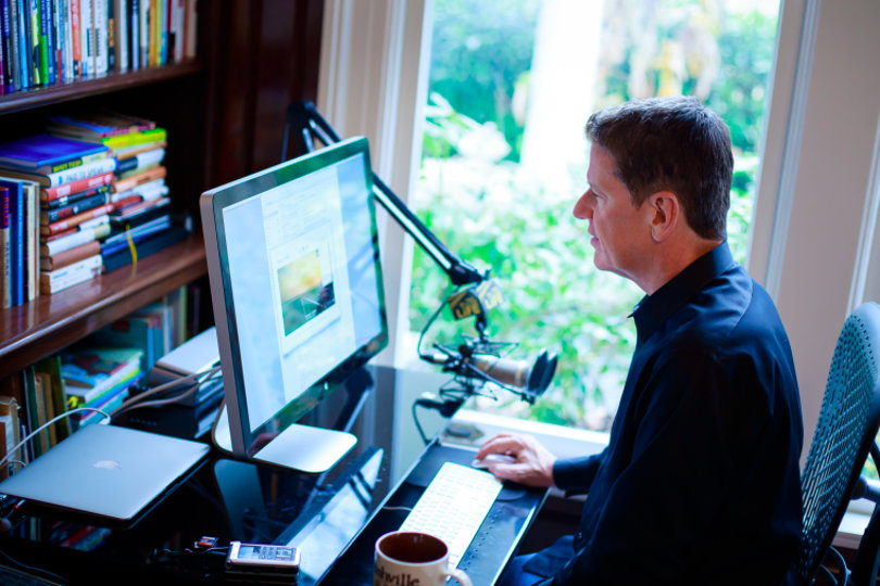 Michael Hyatt working