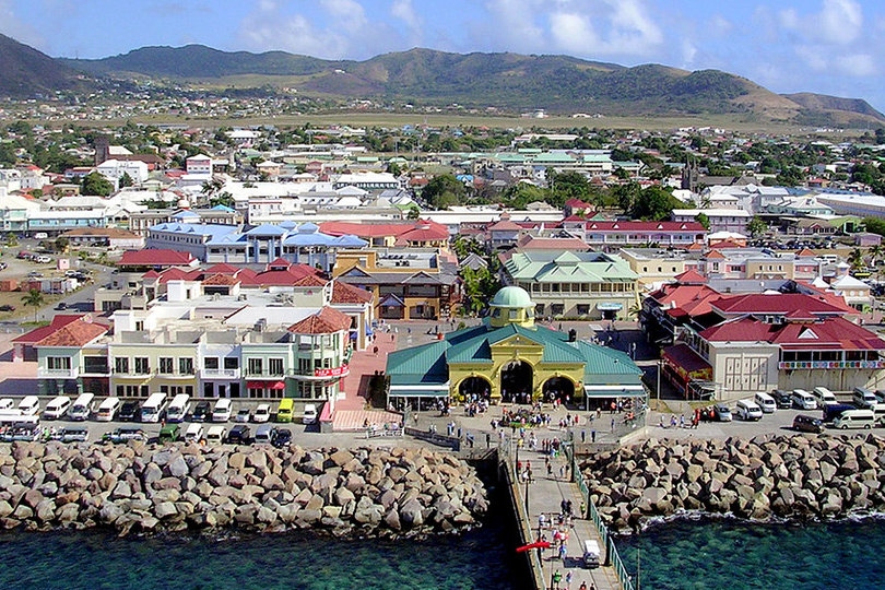 St. Kitts - Basseterre from Ship