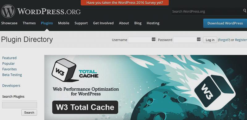 W3 Total Cache WordPress plugin