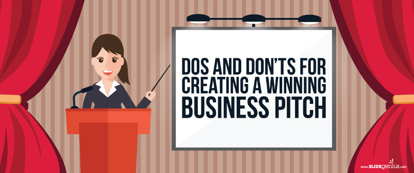 Business pitch presentation dos and donts