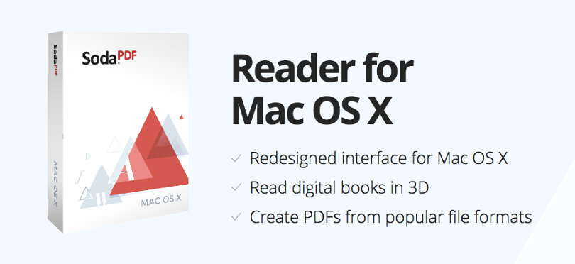 SodaPDF - free reader for Mac OSX