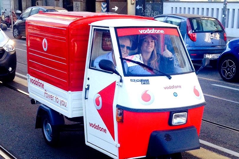 Vodafone mobile customer care in Milan, Italy