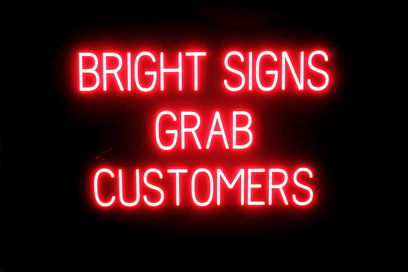 Beright signs grab customers