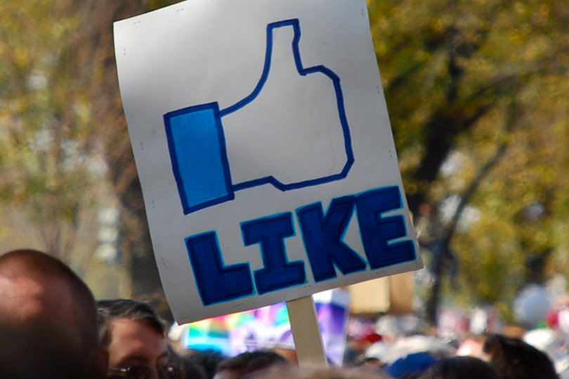 Facebook Like poster