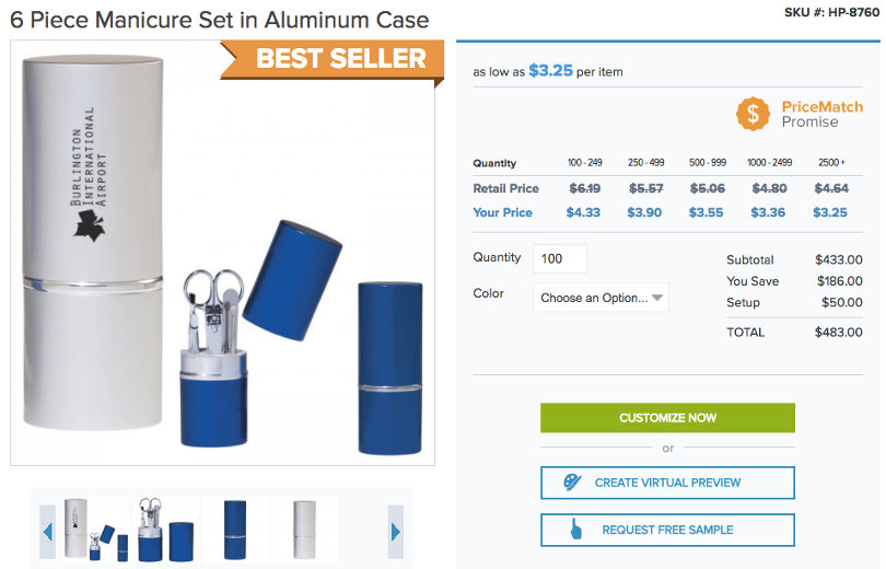 Manicure set - promotional swag