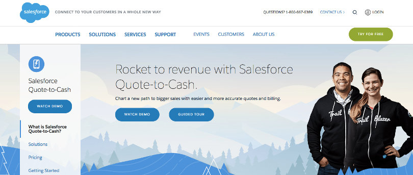 Salesforce CPQ screenshot