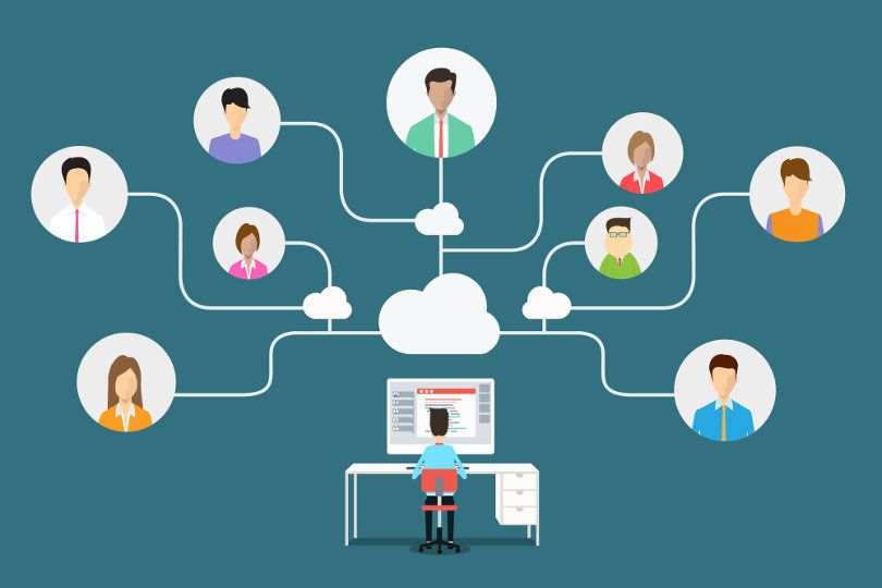 Managing virtual team in the cloud