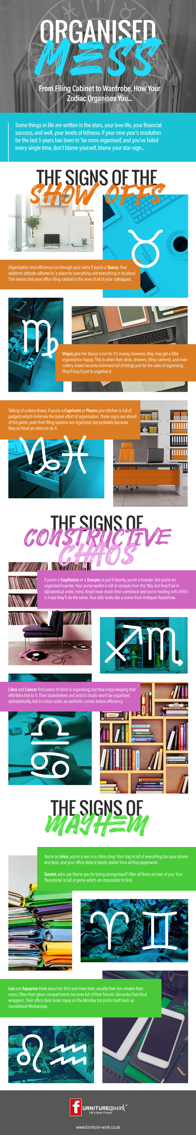 Organised mess infographic