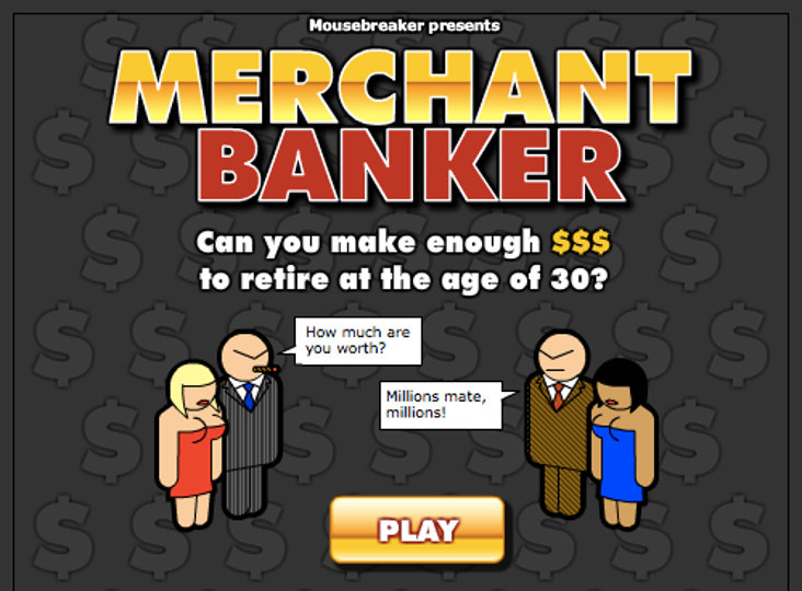 Merchant Banker game - screenshot