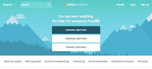 khan academy educational apps