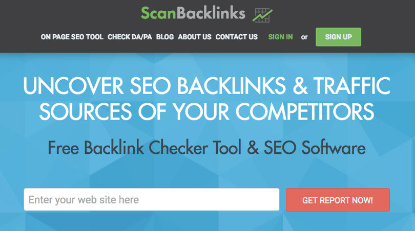 ScanBacklinks screenshot