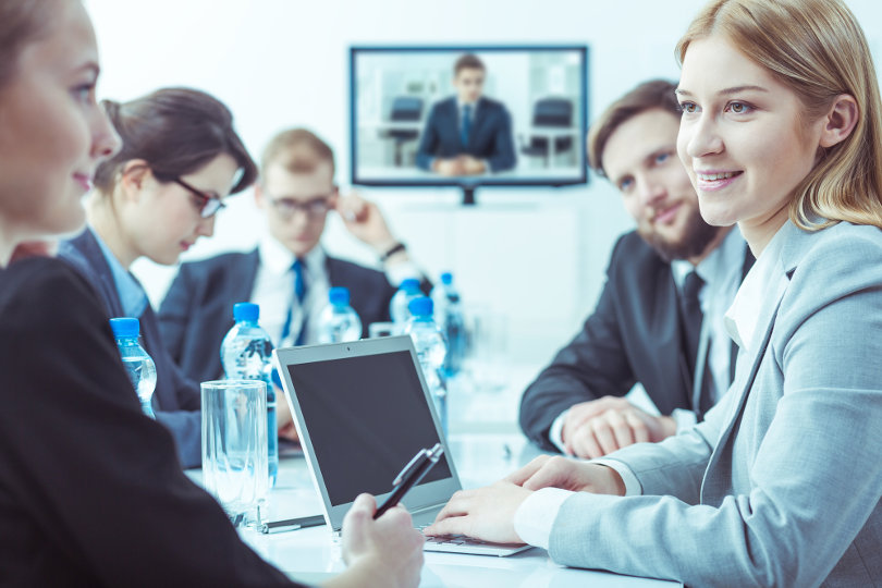 Using board management software in a meeting