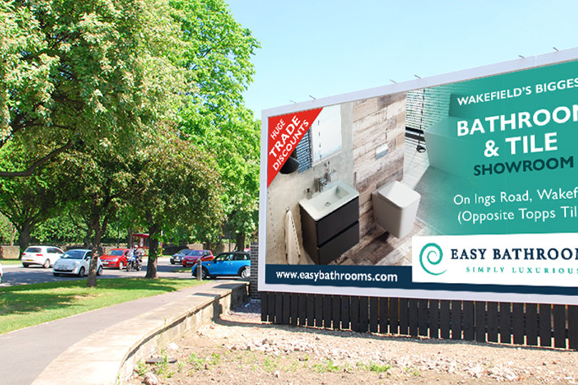 Billboard ad - Easy Bathrooms