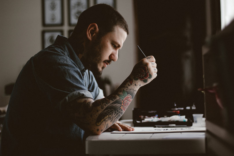 Tattoo artist and studio owner