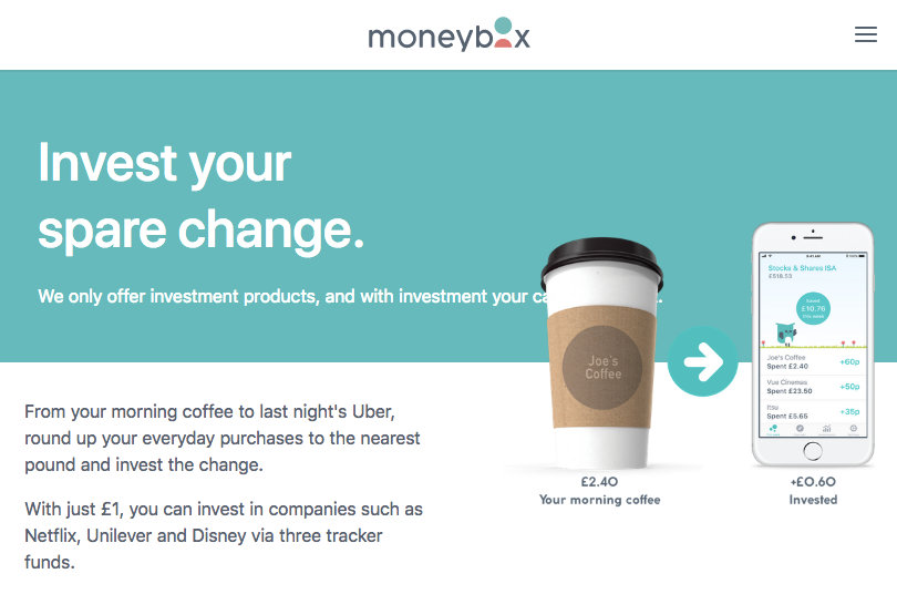 Moneybox UK website