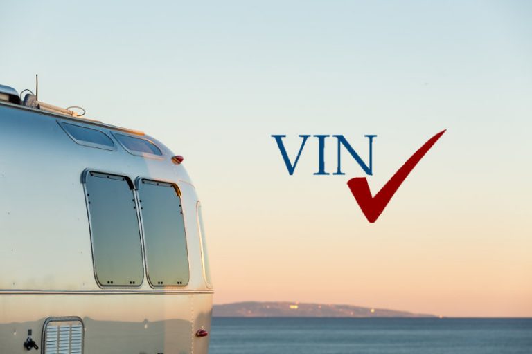 look up vin number for travel trailer