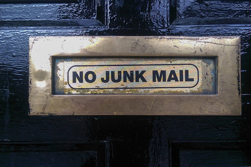 No junk mail please!
