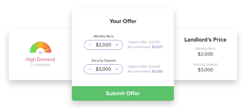 Rentberry custom offer example