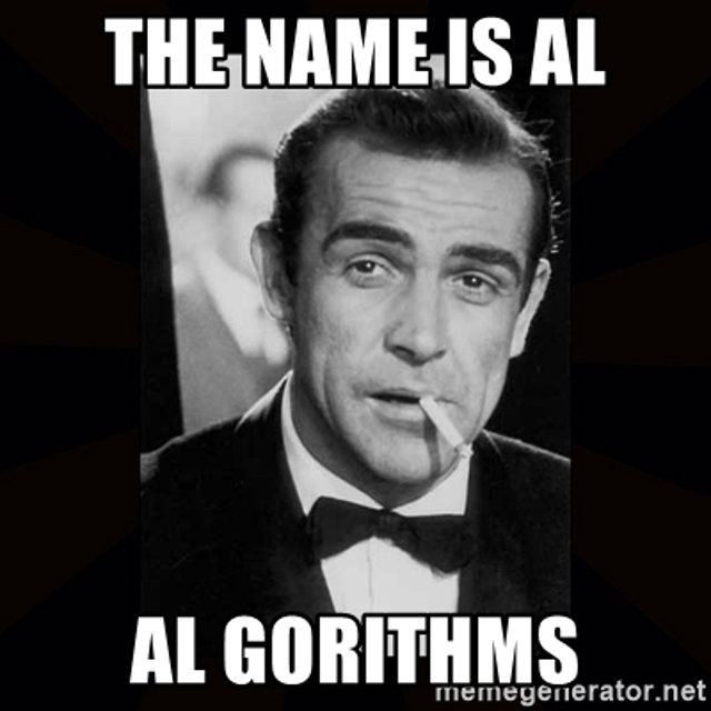 The name is Al. Al Gorithms